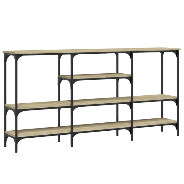 vidaXL Table console chêne sonoma 160x29x80 cm bois d'ingénierie