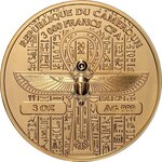 Pièce de monnaie en Argent 3000 Francs g 93.3 (3 oz) Millésime 2026 Gold Grandeur THRONE OF TUTANKHAMUN