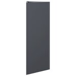 vidaXL Jardinières 2 Pièces anthracite triangulaire 30x26x75 cm acier