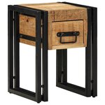 vidaXL Table d'appoint Marron 30 x 30 x 40 cm bois de manguier massif