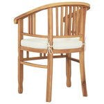 vidaXL Chaises de jardin 2 Pièces Marron 63 x 58 x 89 cm