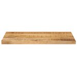 vidaXL Dessus de table rectangulaire bois massif de manguier brut