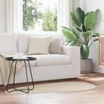 vidaXL Tapis Beige 80 x 150 cm Polyester