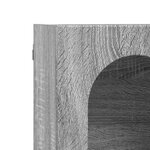 vidaXL Armoire suspendue Gris Sonoma 60 x 20 x 40 cm Bois d'ingénierie