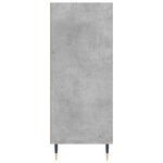 vidaXL Buffet haut gris béton 57x35x90 cm bois d'ingénierie