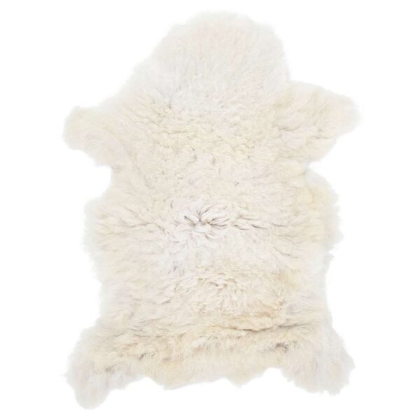 vidaXL Peau de mouton Crème (60-70)x(90-100) cm