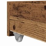 vidaXL Cadre de lit de jour avec tiroirs Bois ancien 75 x 190 cm