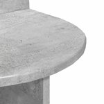 vidaXL Table de chevet Gris béton 40 x 35 5 x 45 5 cm