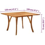 vidaXL Ensemble de salle à manger de jardin 5 Pièces Beige