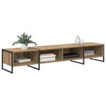 vidaXL Meuble TV Chêne artisan 170 5 x 36 x 30 5 cm Bois d'ingénierie