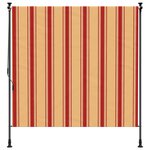 vidaXL Store Roulant Extérieur Multicolore 120 x 270 cm