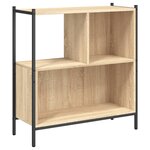 vidaXL Bibliothèque chêne sonoma 72x28x77 5 cm bois d'ingénierie