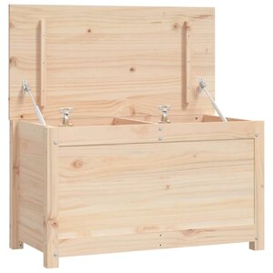 vidaXL Boîte de rangement 80x40x45 5 cm Bois massif de pin