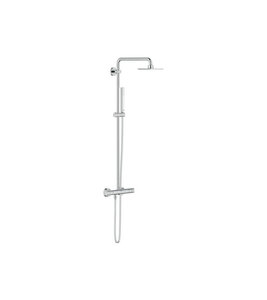 Grohe colonne de douche euphoria cube 150 1 jet 27932000 - mitigeur thermostatique -limiteur de température - economie d'eau -c