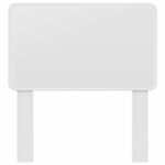 vidaXL Tête de lit avec tête de lit Blanc 100 cm Bois d'ingénierie