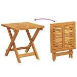 vidaXL Chaises longues lot de 2 avec table bois massif d'acacia
