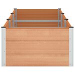 vidaXL Jardinière surélevée Marron 300 x 100 x 54 cm