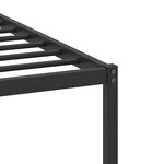 vidaXL Cadre de lit sans matelas chêne marron 75x190cm bois ingénierie