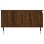 vidaXL Table basse chêne marron 90x60x35 cm bois d'ingénierie