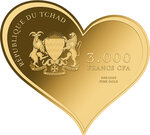 Pièce de monnaie en Or 3000 Francs g 0.031 (1/1000 oz) Millésime 2023 Gold Gift BEST MOM 1/1000