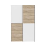 Armoire 2 portes coulissantes - 120 x 61 2 x 190 5 cm - OZZULA