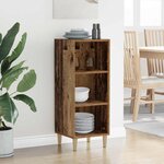 vidaXL Buffet Bois ancien 32.5 x 34.5 x 90 cm Bois d'ingénierie
