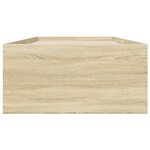 vidaXL Cadre de lit chêne sonoma 90x200 cm bois d'ingénierie