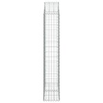 vidaXL Panier de gabions arqué 100x30x160/180 cm Fer galvanisé