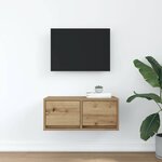 vidaXL Meuble TV chêne artisanal 60x31x25 5 cm bois d'ingénierie