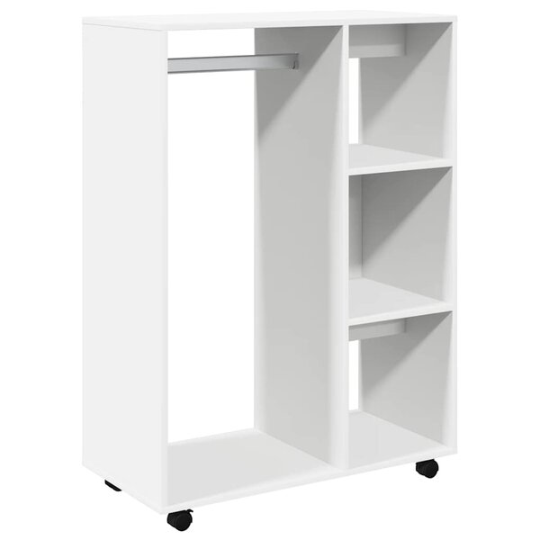 vidaXL Garde-robe Blanc 80x40x110 cm Bois d’ingénierie