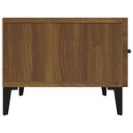 vidaXL Meuble TV Chêne marron 150x34 5x30 cm Bois d'ingénierie