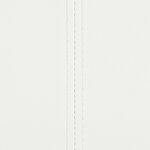 vidaXL Chaises à manger cantilever lot de 4 blanc similicuir