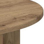 vidaXL Table d'appoint Chêne artisanal 39 7 x 39 7 x 60 cm