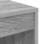 vidaXL Bureau d'écriture Gris sonoma Bois d'ingénierie 90 x 40 x 76 cm