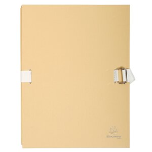 Chemises Dos Extensible Papier - Mastic - X 10 - Exacompta