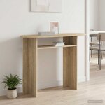 vidaXL Table console Chêne Sonoma 100 x 39 5 x 75 cm Bois d'ingénierie