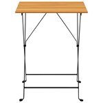 vidaXL Table de bistro 55x54x71 cm Bois d'acacia massif