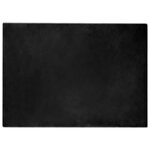 vidaXL Tapis en Fourrure Synthétique de Lapin Olite Noir 200 x 280 cm
