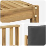 vidaXL Ensemble de canapés d'extérieur 6 Pièces Blanc et anthracite