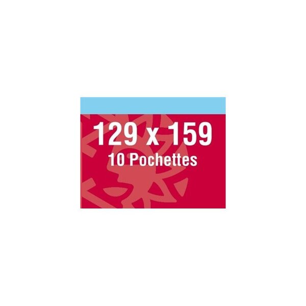 Pochettes noires 129 x 159 mm pour blocs de timbres.