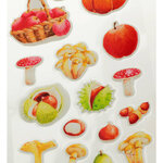Stickers Puffies - Fruits et légumes d'automne