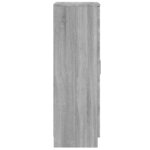 vidaXL Armoire à chaussures Sonoma gris 55x35x108 cm Bois d'ingénierie