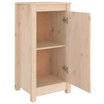 vidaXL Buffets 2 Pièces 39x35x80 cm bois massif de pin