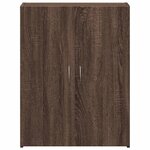 vidaXL Armoire de classement chêne marron bois d'ingénierie