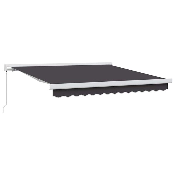 vidaXL Auvent Rétractable Anthracite 300 x 250 cm Tissu  Métal