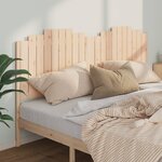 vidaXL Tête de lit 206x4x110 cm Bois massif de pin