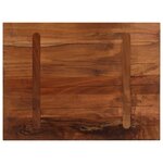 vidaXL Dessus de table 70x60x2 5 cm rectangulaire bois massif récupéré