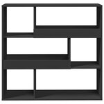 vidaXL Cloison de séparation noir 100x33x94 5 cm bois d'ingénierie