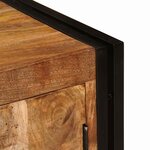 vidaXL Meuble TV Marron 120 x 30 x 50 cm Bois de manguier brut massif