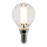 Ampoule Déco filament LED Sphérique 4W E14 470lm 2700K (blanc chaud)
